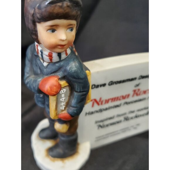 Dave Grossman Design Collection of Norman Rockwell figurines DEALER DISPLAY SIGN - Picture 4 of 8